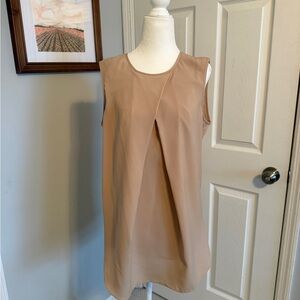 DKNYC Beige Sleeveless Top